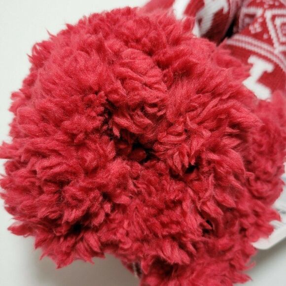 MUK LUKS Slipper Socks Indiana University Hoosiers Small Womens Sz 6-8 Mens 5-7 - Picture 6 of 11